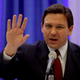 Florida Gov. Ron DeSantis holds a press conference at the Miami Dade College’s North Campus on January 26, 2022, in Miami, Florida.